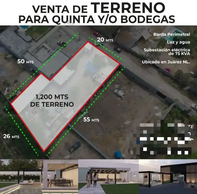Terreno en venta Monte Cristal